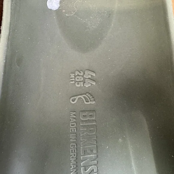 Mens Birkenstock Arizona Green Eva Strappy Slide Sandals Size EU 44 Wide GUC - Picture 2 of 7